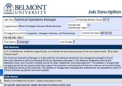 Technical Operations Manager : IAVM